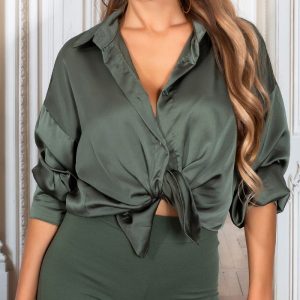 Camicetta CA079 verde khaki
