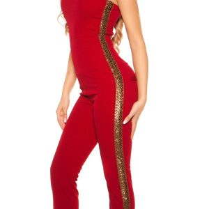 Tuta elegante TT056 bordeaux