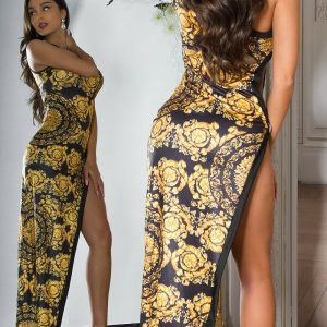 Abito lungo  – Giallo AL259