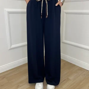 Pantalone a Palazzo Viscosa 25413 Blu