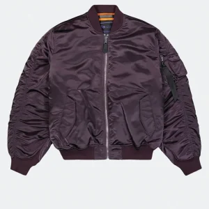 Alpha Industries Ma-1 Uv Bomber Jacket Viola Unisex