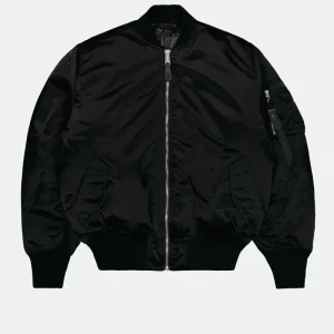 Alpha Industries Ma-1 Base Flight Bomber Jacket Nero Unisex