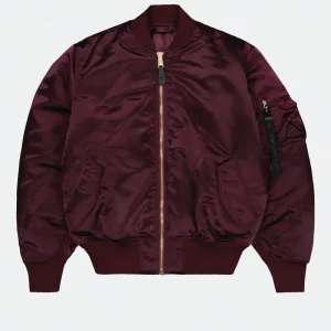 Alpha Industries Ma-1 Base Flight Bomber Jacket Viola Unisex