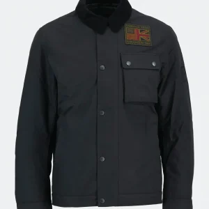 Barbour Workers Wax Steve Mc Queen Nero Uomo