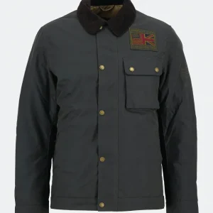 Barbour Workers Wax Steve Mc Queen Verde Uomo