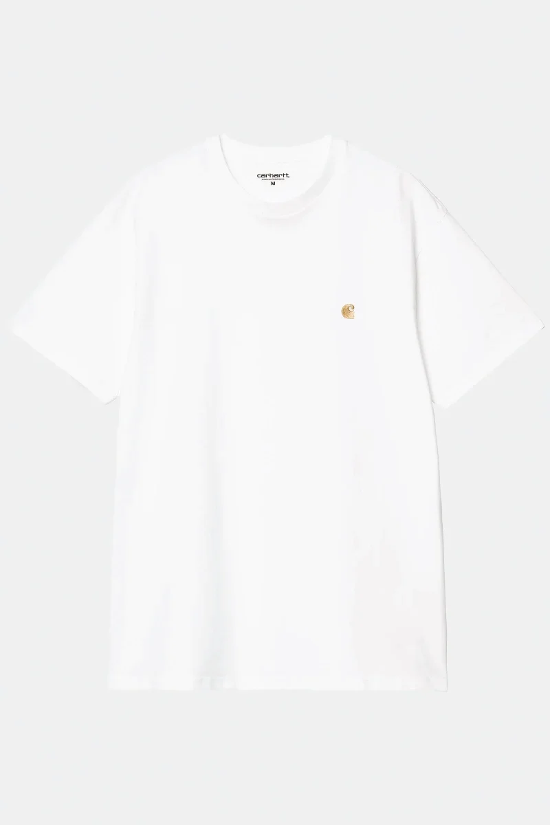 Carhartt S/s Chase T-shirt Bianco Unisex