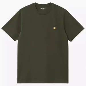 Carhartt S/s Chase T-shirt Verde Uomo