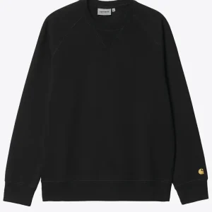 Carhartt Chase Sweatshirt Nero Uomo