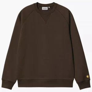 Carhartt Chase Sweatshirt Marrone Uomo