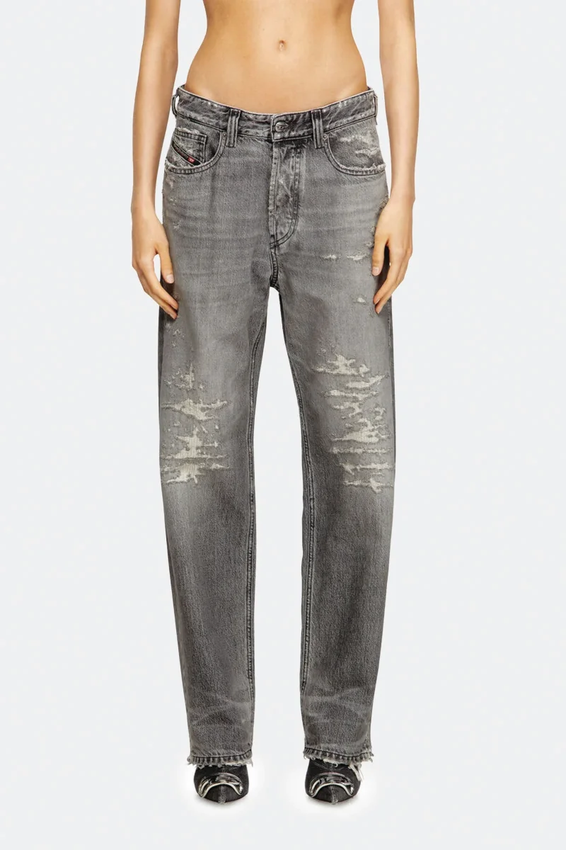 Diesel 1988 D-ark Grigio Donna - immagine 3