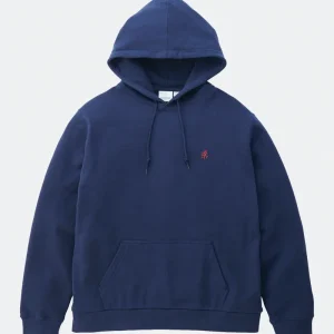 Gramicci One Point Hooded Sweatshirt Blu Unisex