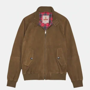 Baracuta G9 In Pelle Scamosciata
Dark Olive Verde Uomo