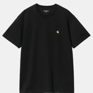 Carhartt S/s Chase T-shirt Nero Uomo
