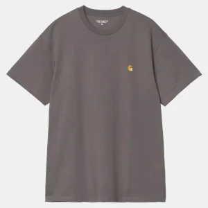 Carhartt S/s Chase T-shirt Grigio Uomo