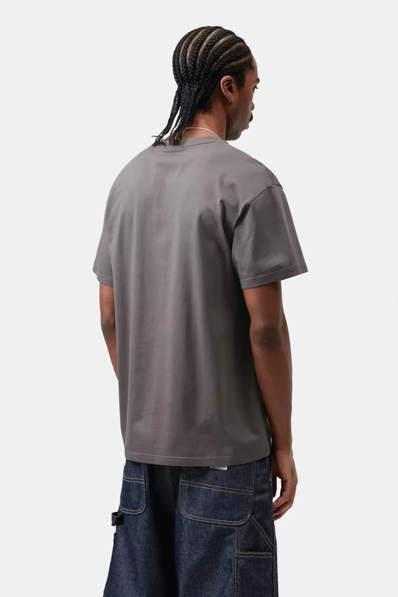 Carhartt S/s Chase T-shirt Grigio Uomo - immagine 4