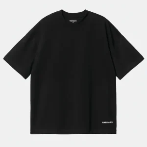 Carhartt S/s Link Script T-shirt Nero Unisex