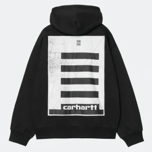 Carhartt Hooded Archive Lines Jacket Nero Uomo