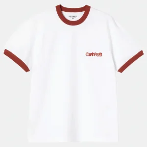 Carhartt S/s Ip Ringer T-shirt Bianco Uomo