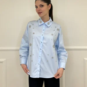Camicia Cristalli 2478 Azzurro