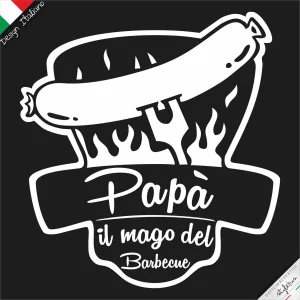 Grembiule il mago del Barbeque