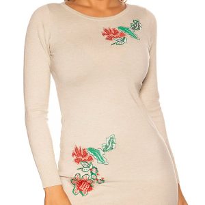 Abito in maglia ACM179 beige