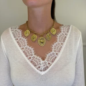 Collana Charms Cuore Sacro NK05140