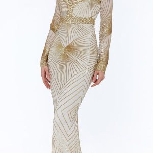 Abito da cerimonia ALL029  ORO