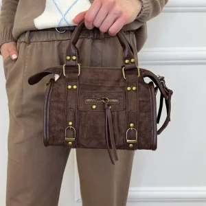 Borsa City Mini 88308 Scamosciata