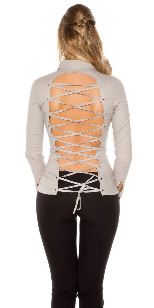 Camicetta CA010 grigio - immagine 2