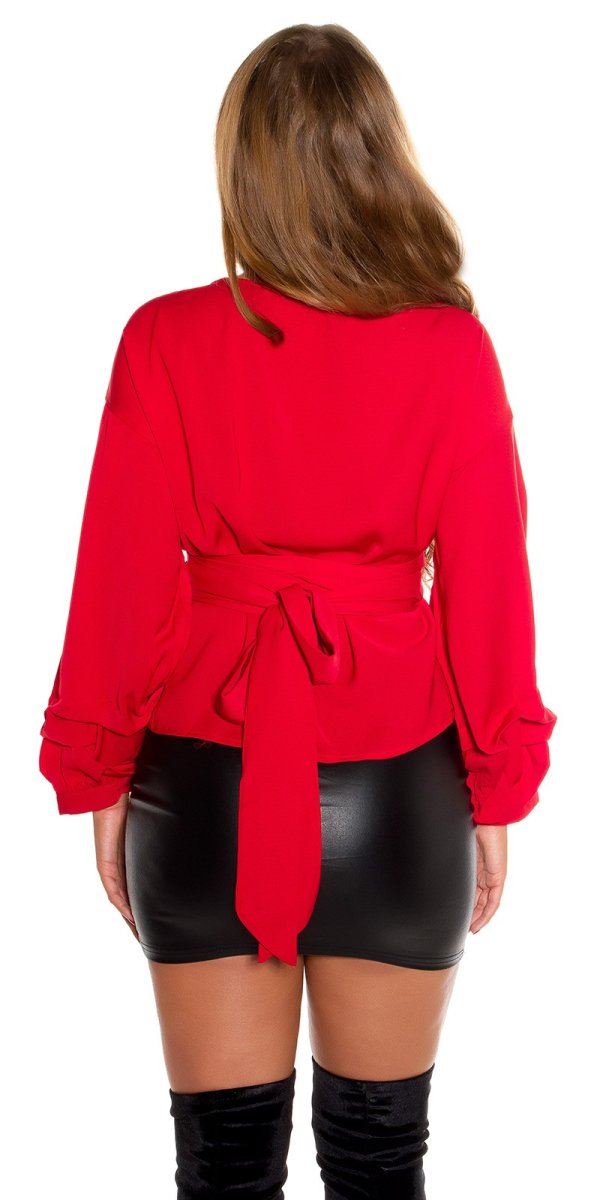 Camicetta CA013 rosso - immagine 3