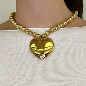 Collana Cuore Sfere NK897103