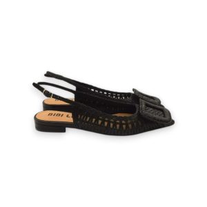 Bibi Lou Chanel flat con fibbia