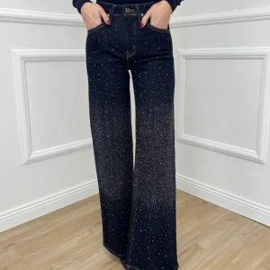 Jeans Strass 2377 Blue Black