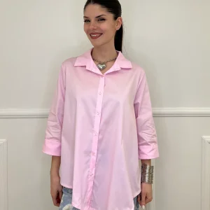 Camicia Asimmetrica 41915 Rosa