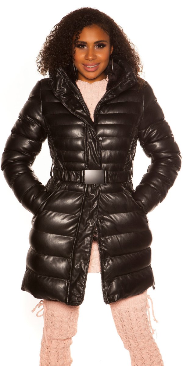 Piumino nero GIU041 - immagine 2