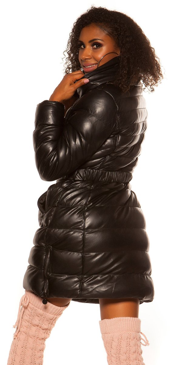 Piumino nero GIU041 - immagine 3