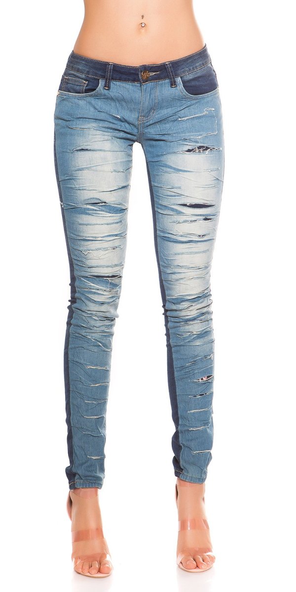 Jeans skinny elasticizzato GZ175 - immagine 5