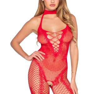 Bodystocking INT999 rosso