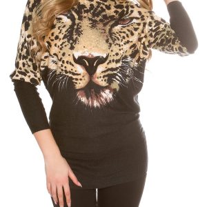 Maglione  sexy MAI050 nero