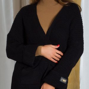 Cardigan in Maglia  MAI069 nero