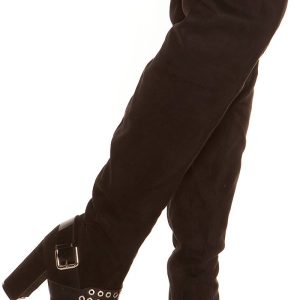 Stivali  vellutato  ST002  Neri