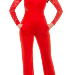 Tuta elegante TT055 rosso