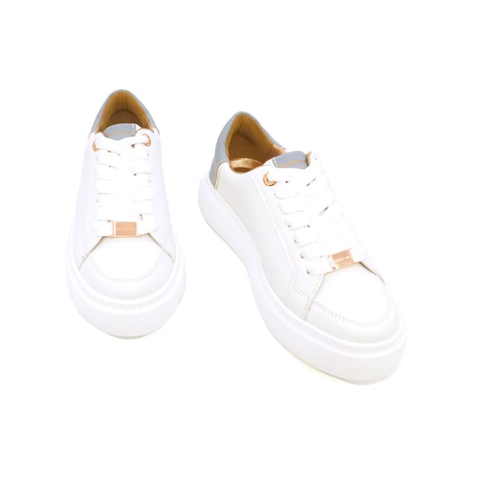 Alexander Smith ACBC sneaker Eco-Greenwich bianco azzurro - immagine 4