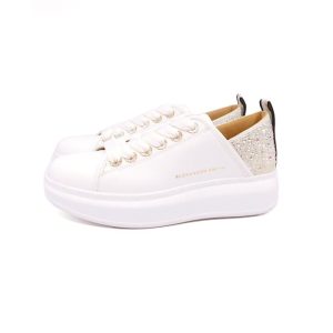 Alexander Smith sneaker Wembley bianca inserto strass