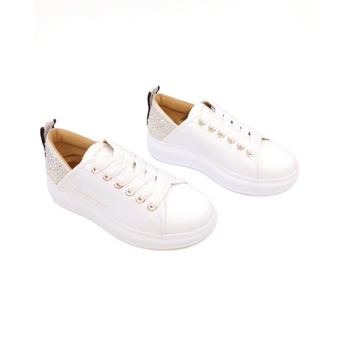 Alexander Smith sneaker Wembley bianca inserto strass - immagine 4