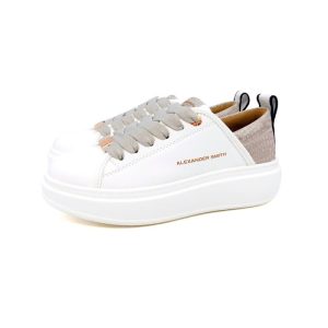 Alexander Smith ACBC sneaker Eco-Wembley bianco glitter
