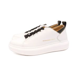 Alexander Smith sneaker bianca Wembley laccio nero