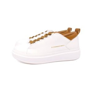 Alexander Smith sneaker Wembley bianco cuoio