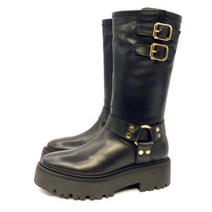 Anima biker nero fibbie