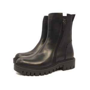 Anima tronchetto nero doppia zip